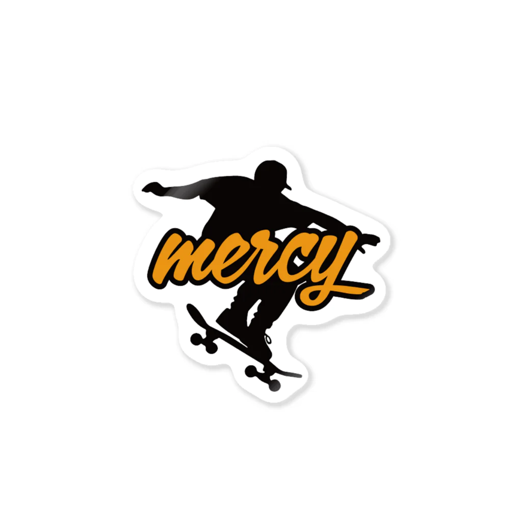 MERCYのスケートボード デザインステッカーC Sticker