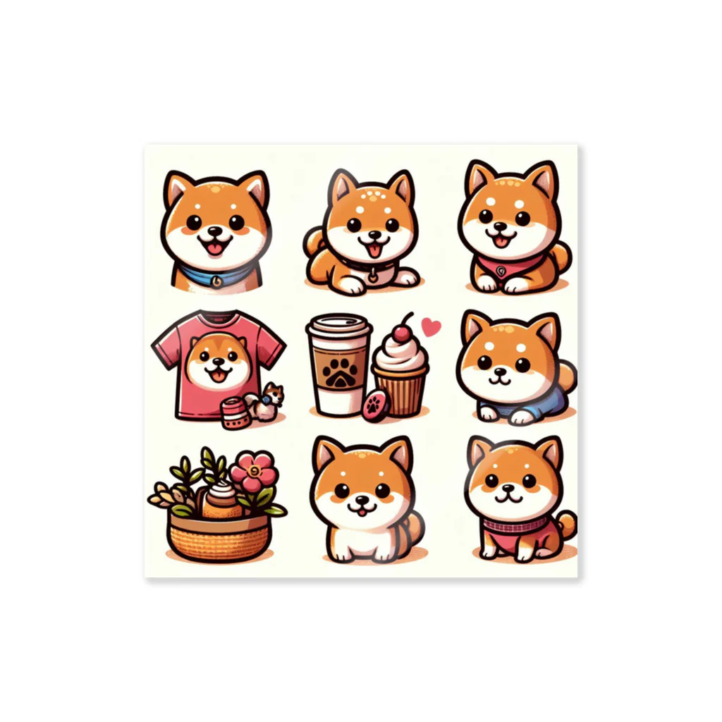 潮風の柴犬 Sticker