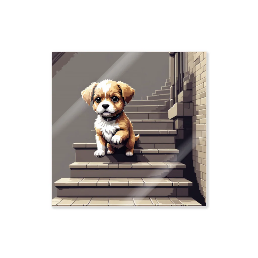 temtemの階段をおりる犬 Sticker