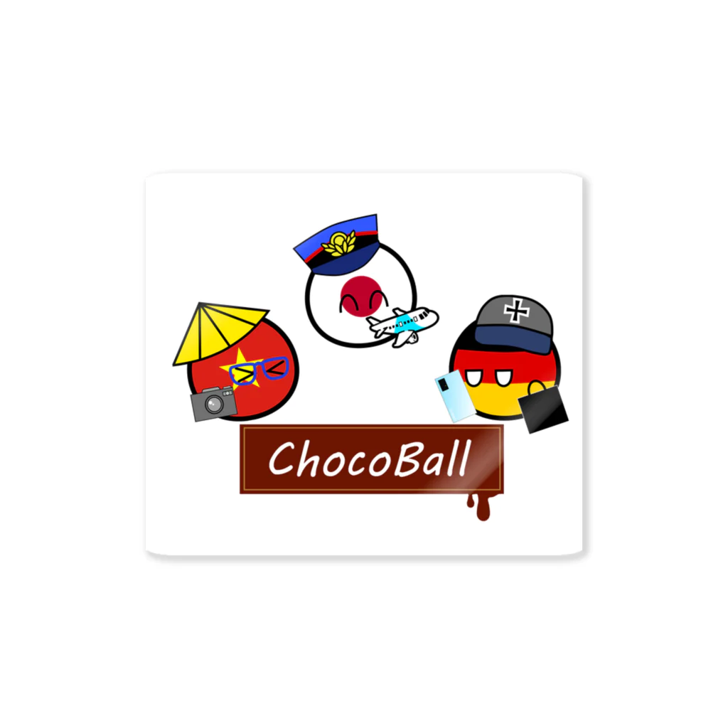 Choco Official Shop　（POLANDBALL）のChoco Ball Family  Sticker