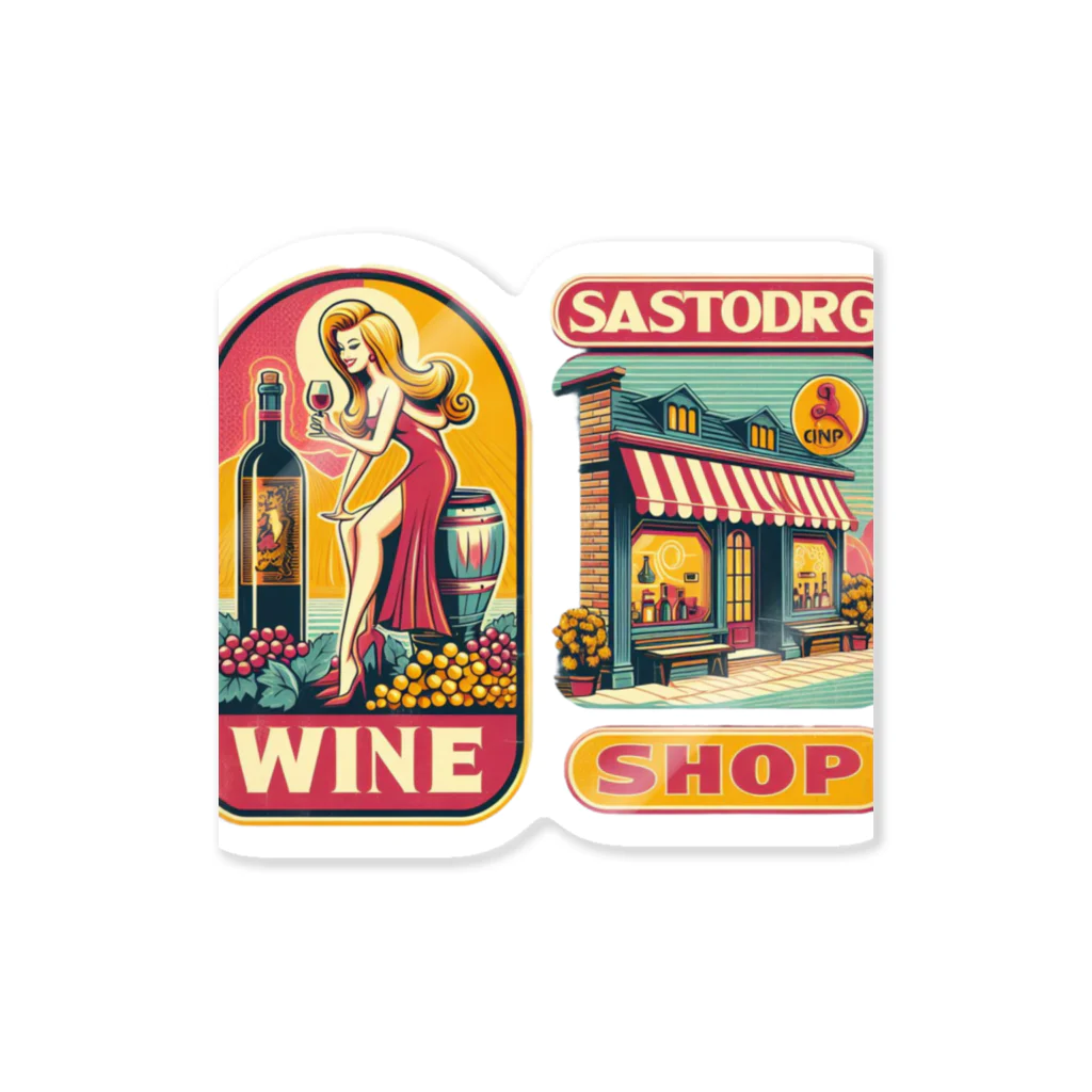 MOONY'S Wine ClosetのClassic Vino Sticker