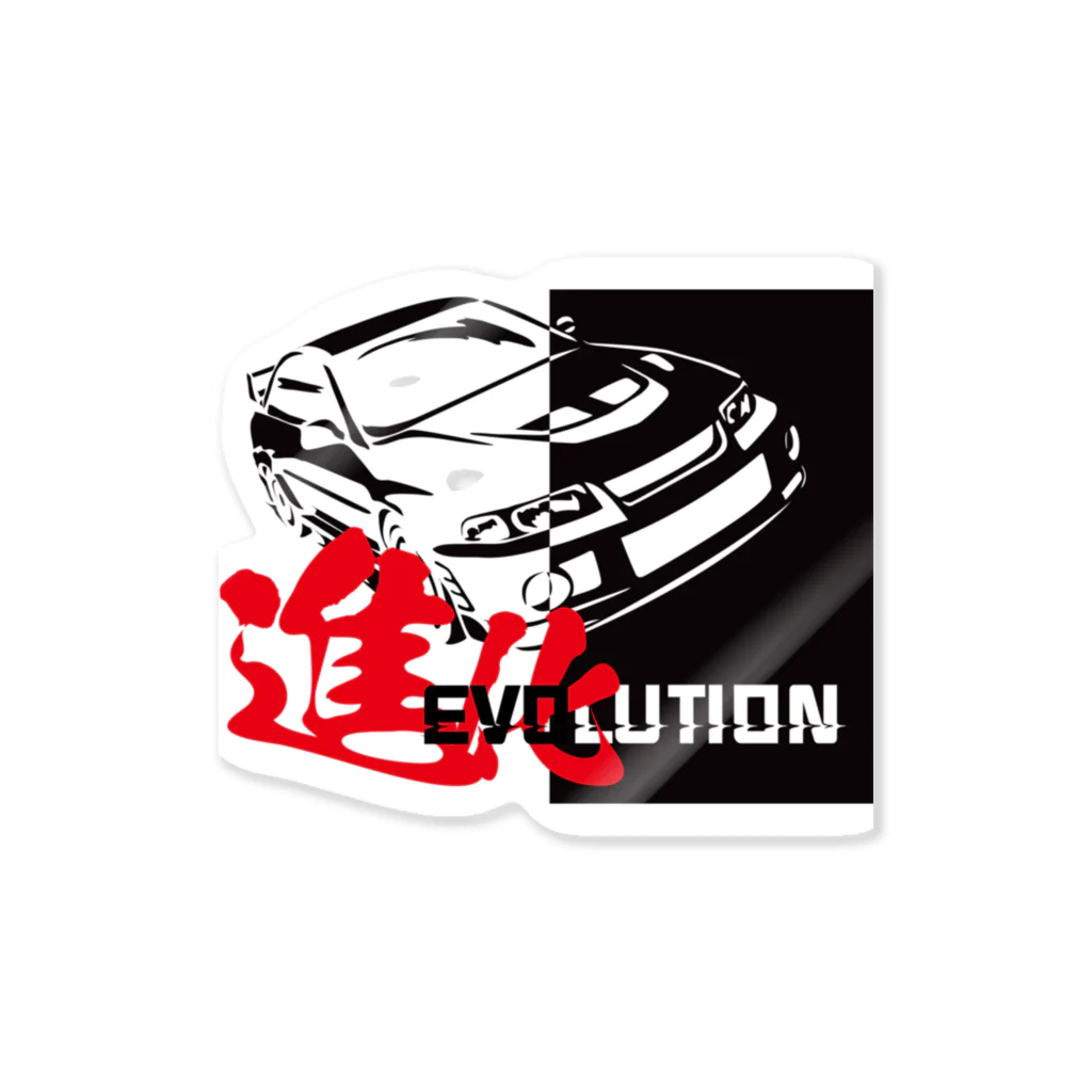 ムゲンソウコ GarageNoLimitのEvolution6-Black Sticker