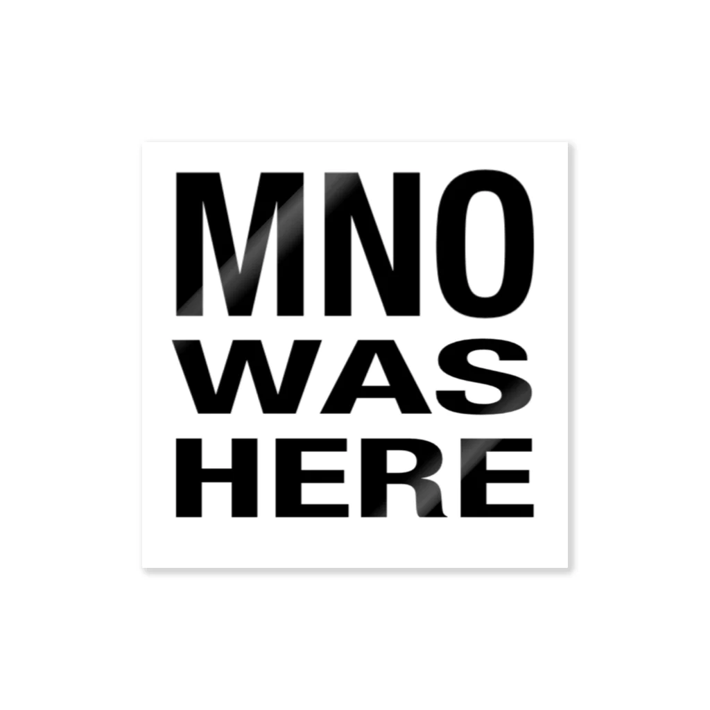 ゴリーメイソンのMuneo WAS HERE Sticker