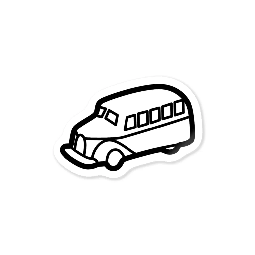SZK GALLERYのretro-Bus Sticker