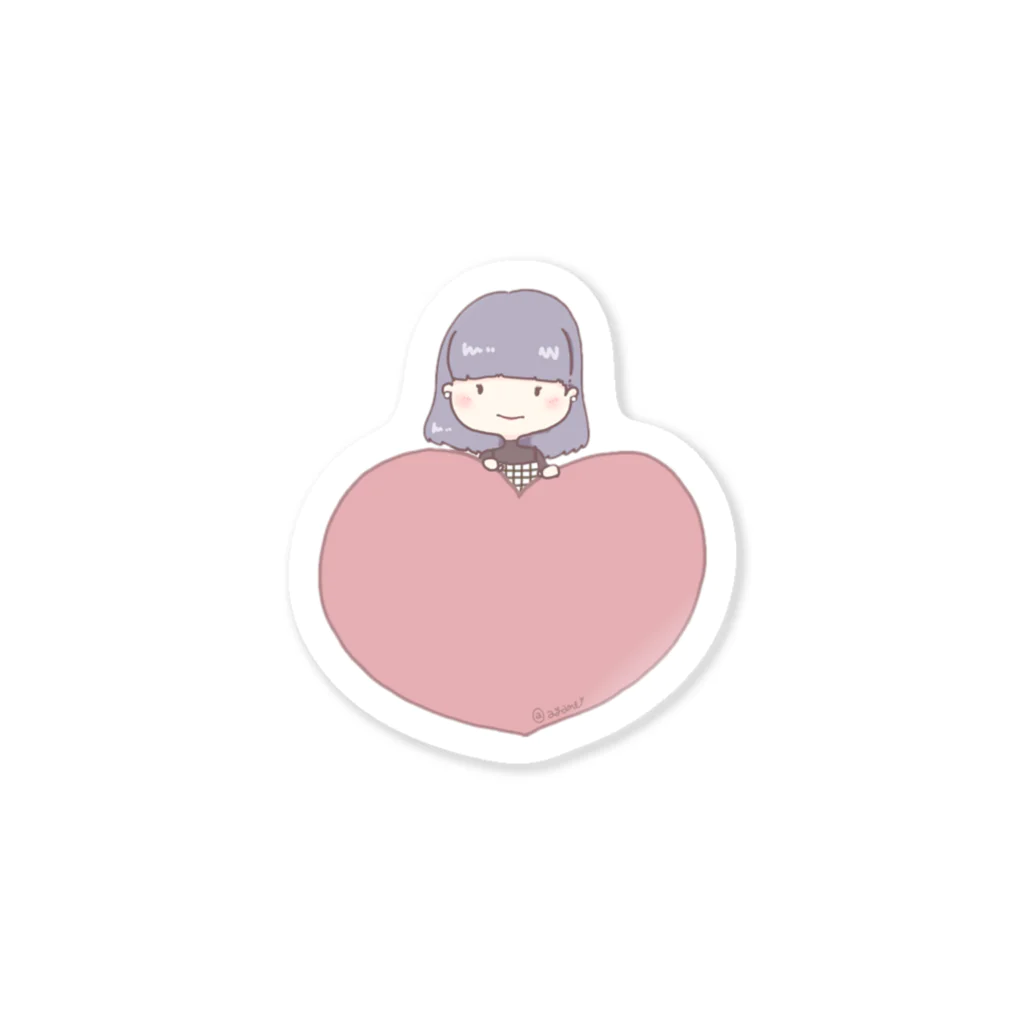 ayane*@お絵描きアカのおんなのこ Sticker