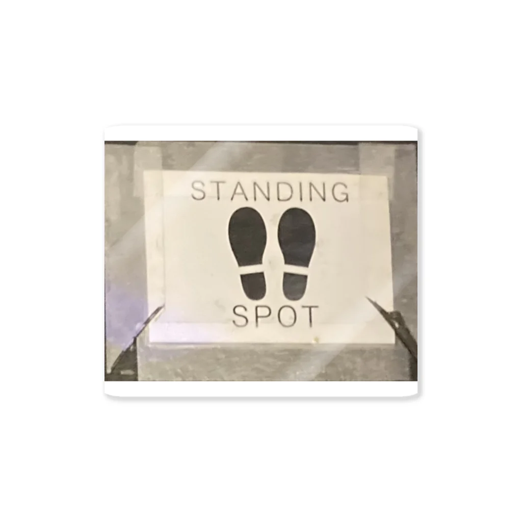 poemiのSTANDING SPOT ステッカー