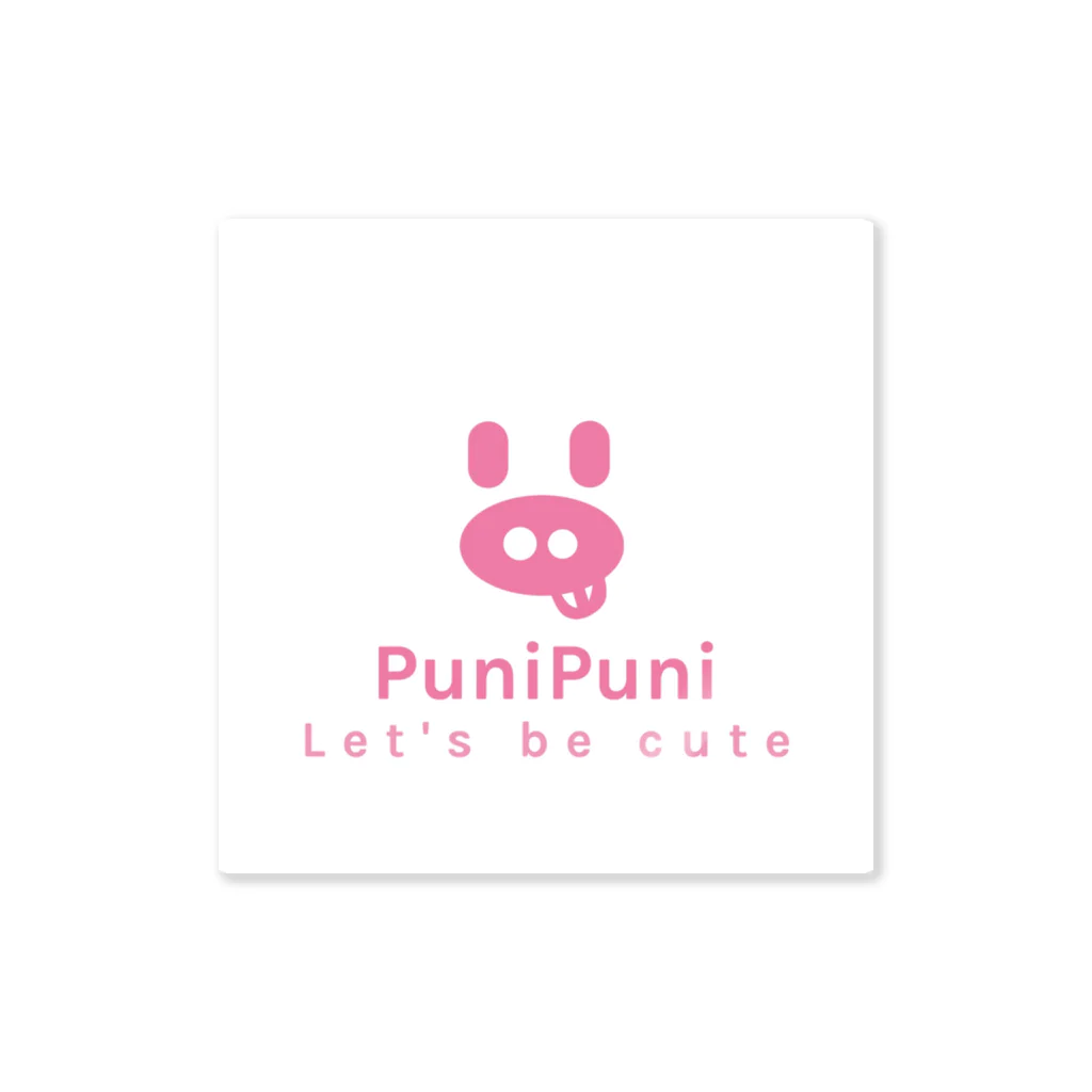 PuniPuniのPukuPukuのロゴグッズ Sticker