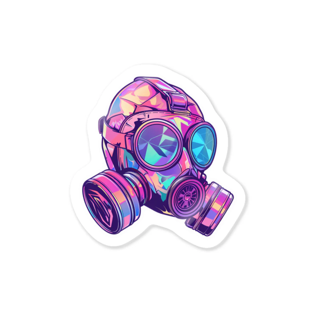 ガスマスク gasmaskのgasmask sticker 01 ステッカー