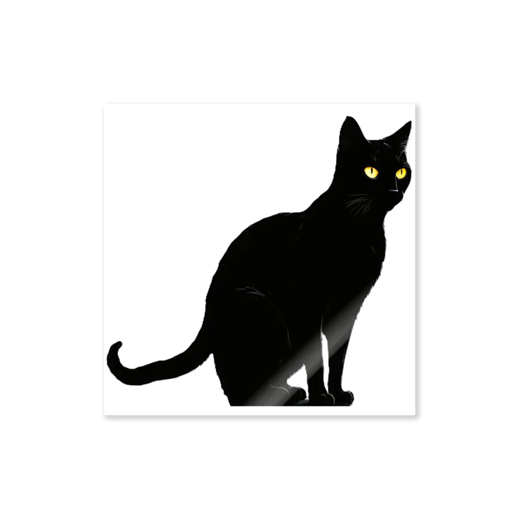 studio eizoの黒猫の思い (=^・^=) Sticker