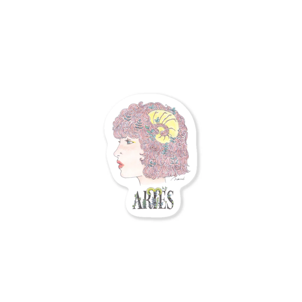 moemiのARIES Sticker