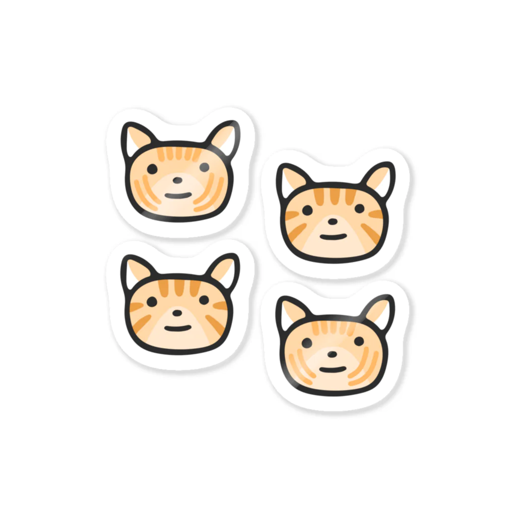 みずしまワークスのねこのチャトランズ Sticker