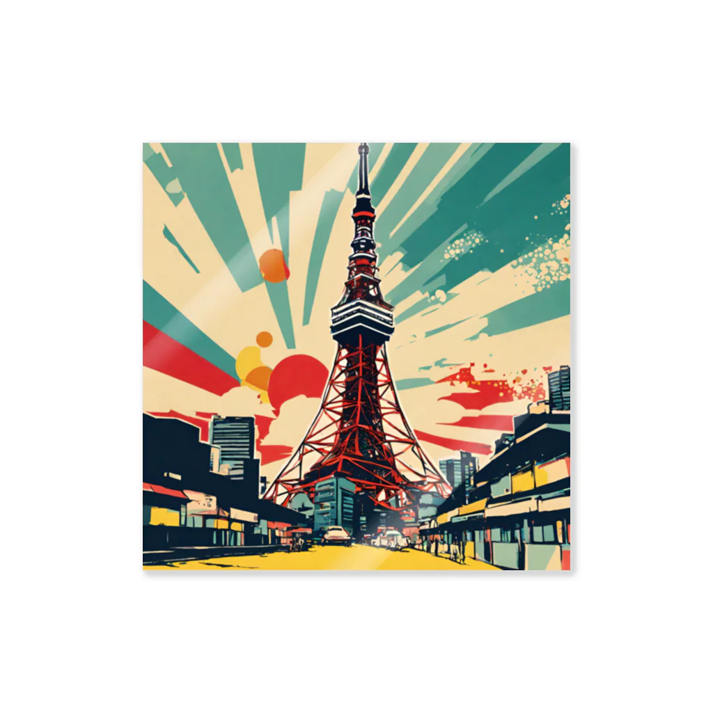 NeoPopGalleryのPOPARTTOKYOTOWER ステッカー