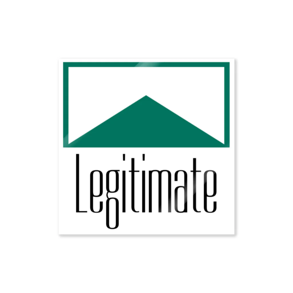 irregular × LegitimateのLegitimate 2024 GREEN ステッカー