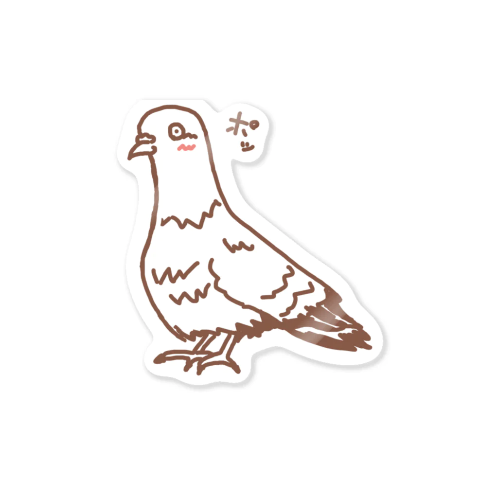 ムエックネの恋をした鳩 Sticker