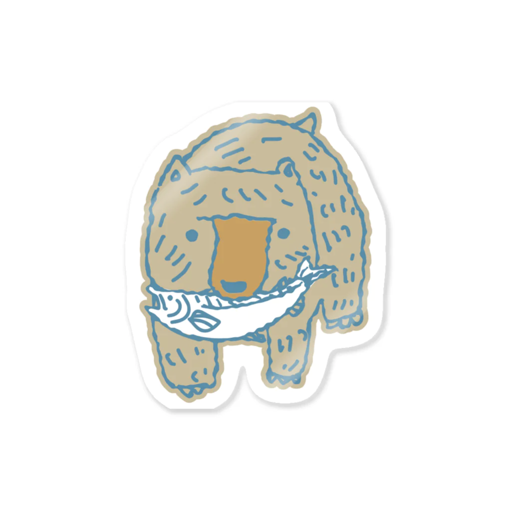 テクテクと。イラスト部のキムンカムイ / ヒグマ Sticker