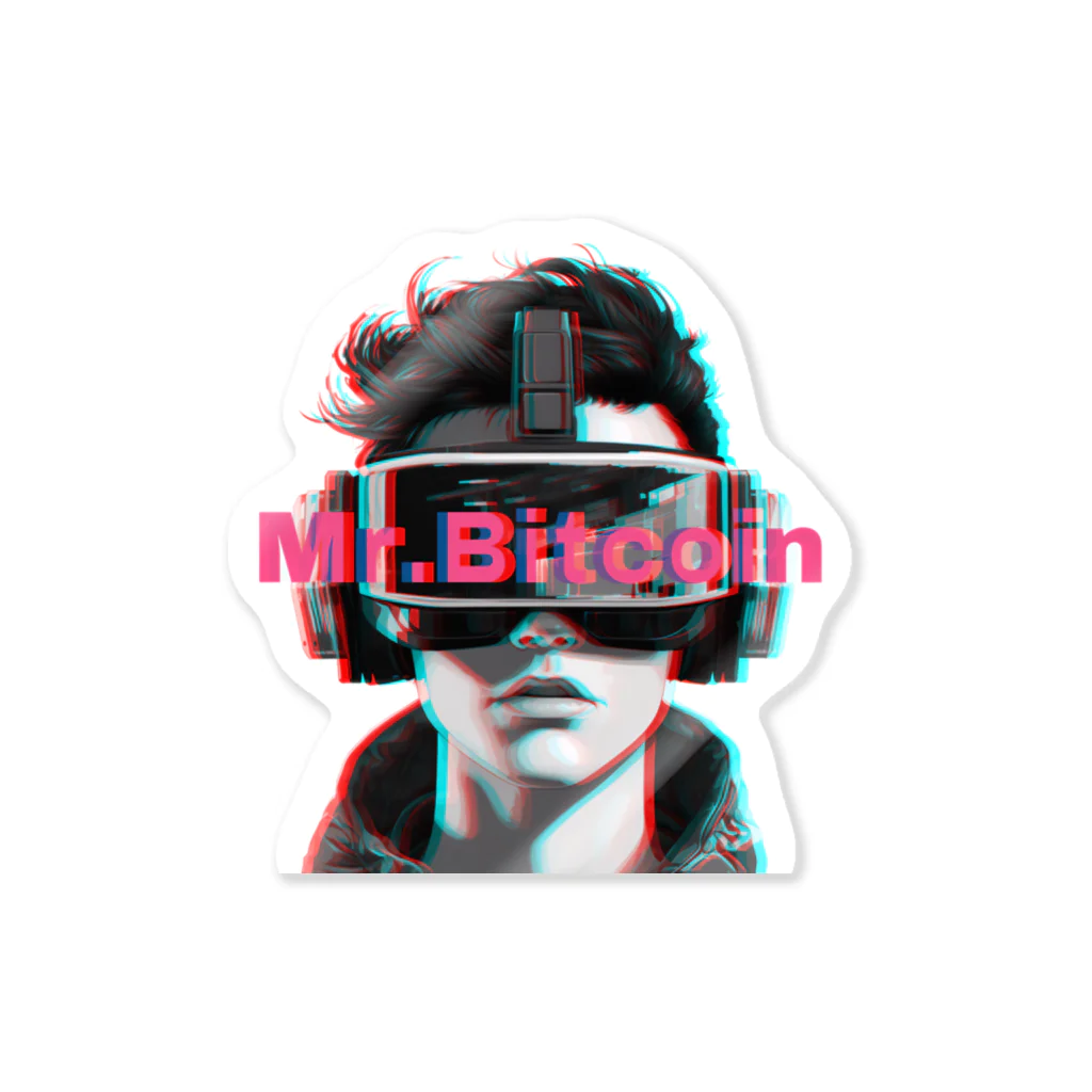 Mr.Bitcoin SHOPのMr. ステッカー