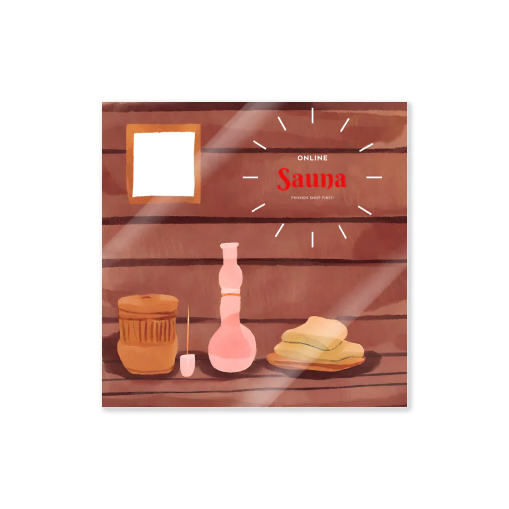 かがわのAttaka Sauna Sticker