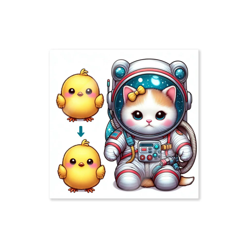 ichi_cocoのスペースキティ Sticker