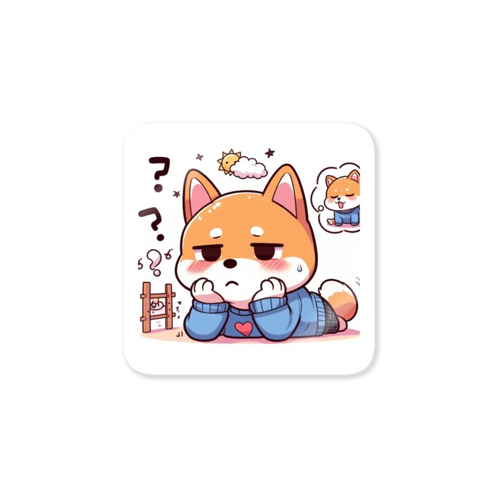 OMOROWの片思い犬 Sticker