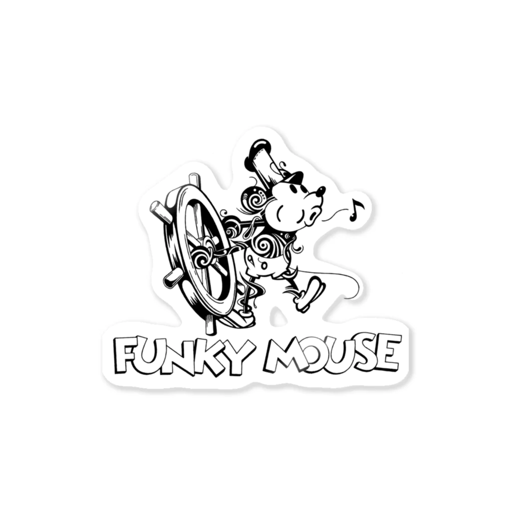 YASのFUNKY MOUSE ステッカー