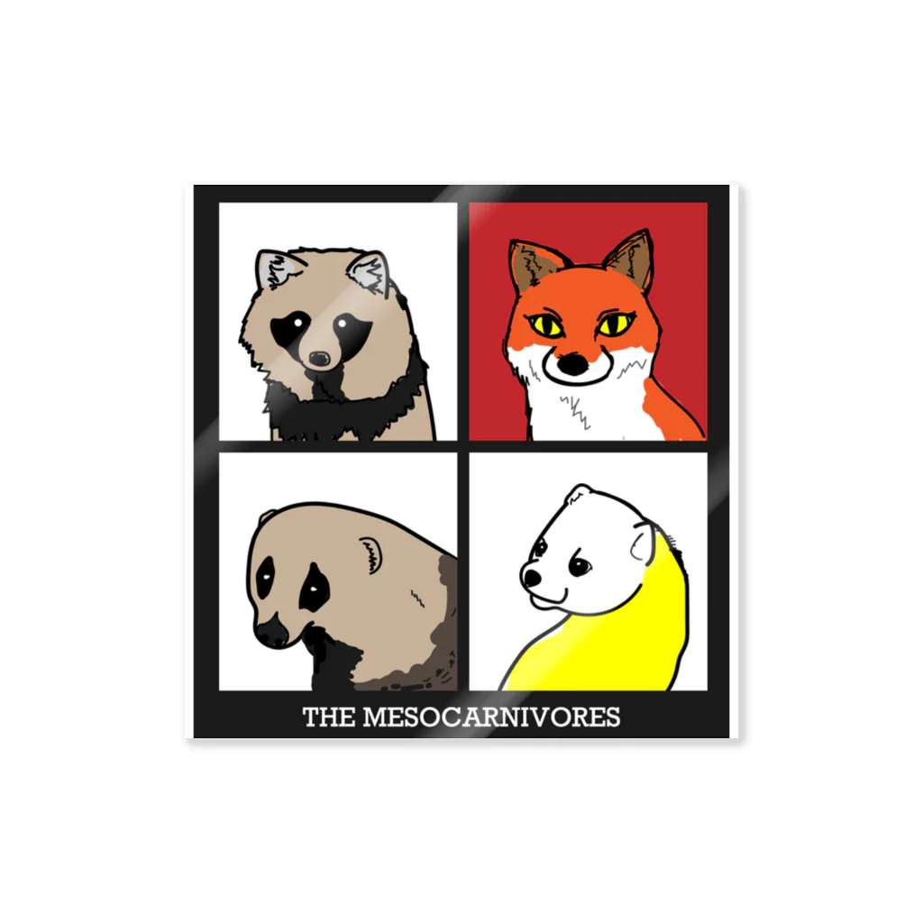 ヴルペス工房のThe Mesocarnivores Sticker