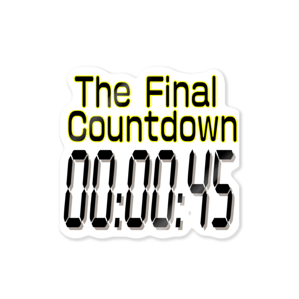 ニゴ猫　shopのThe Final  Countdown ステッカー