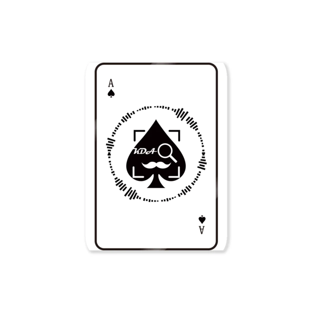 家入ケブルのAce of Spades（クリア） ステッカー