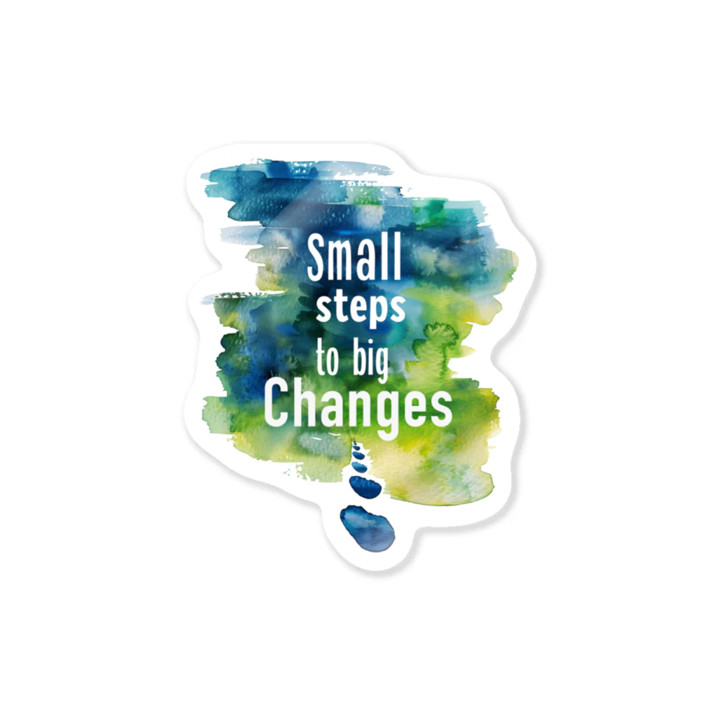 Chi3のSmall Steps to Big Changes ステッカー