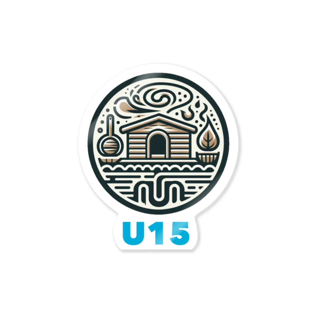 U15 Sauningのサウナハウス Sticker