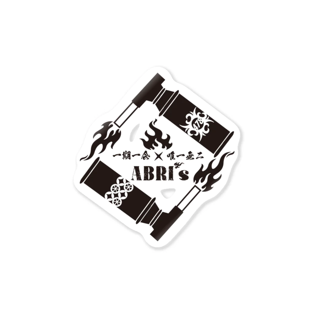 ABRI’S　グッズのABRI'S　タコライス478×赤チャリ商店 ステッカー