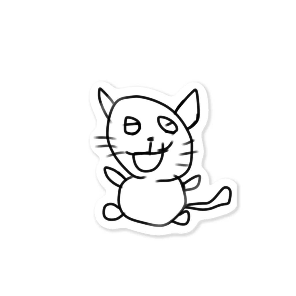 新時代ショップのきもいねこちゃん Sticker