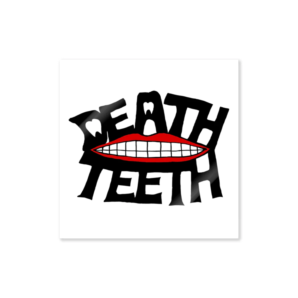 ブッダマシーンのDEATH TEETH ステッカー