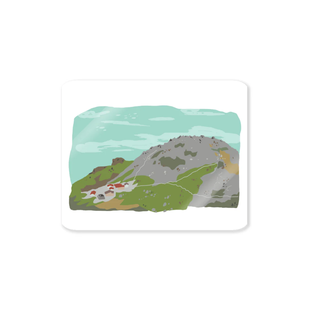 山歩き商店のあの日の景色 -鳥海山- Sticker