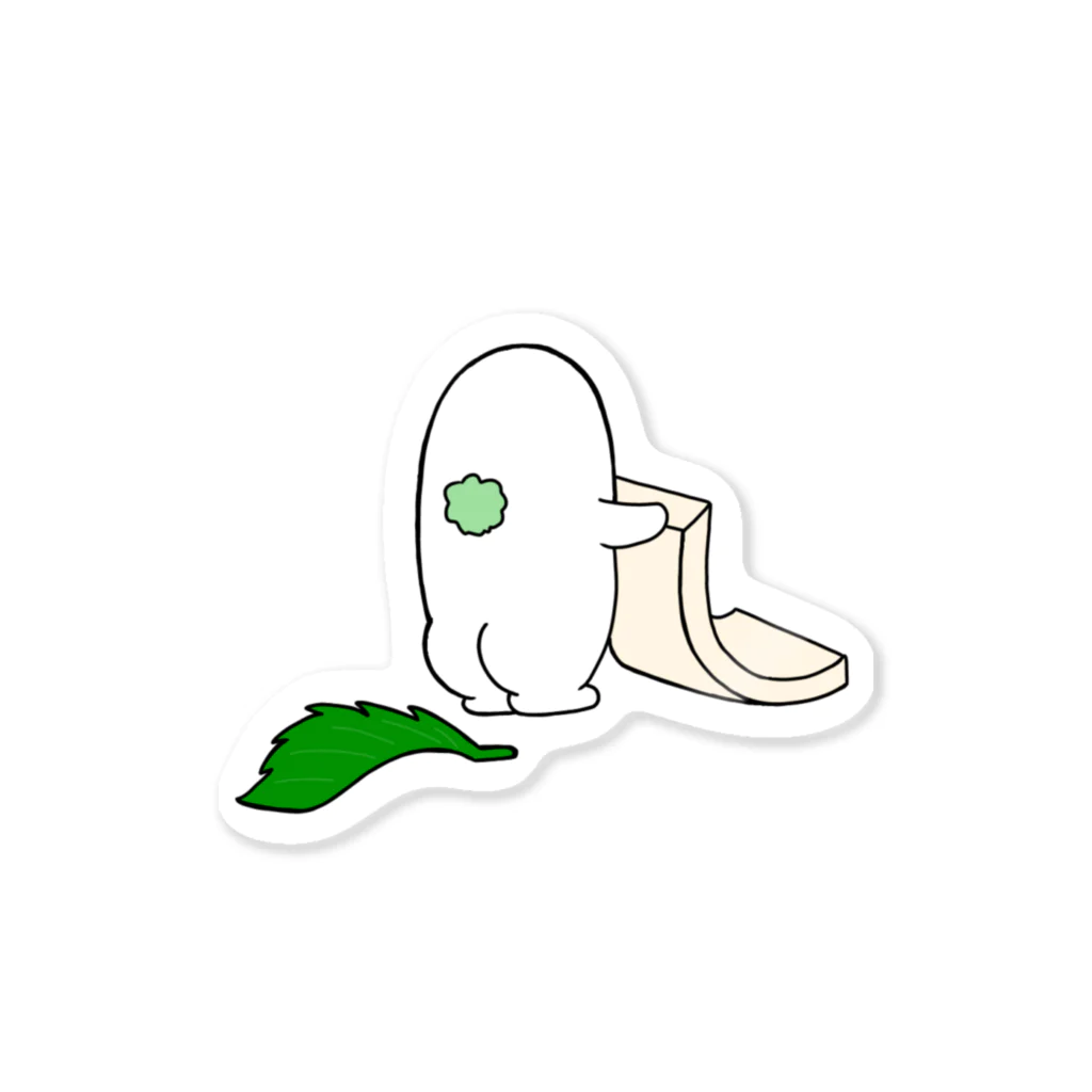 えびのおすしやさんのおすしのシャリ生活 大葉いか Sticker