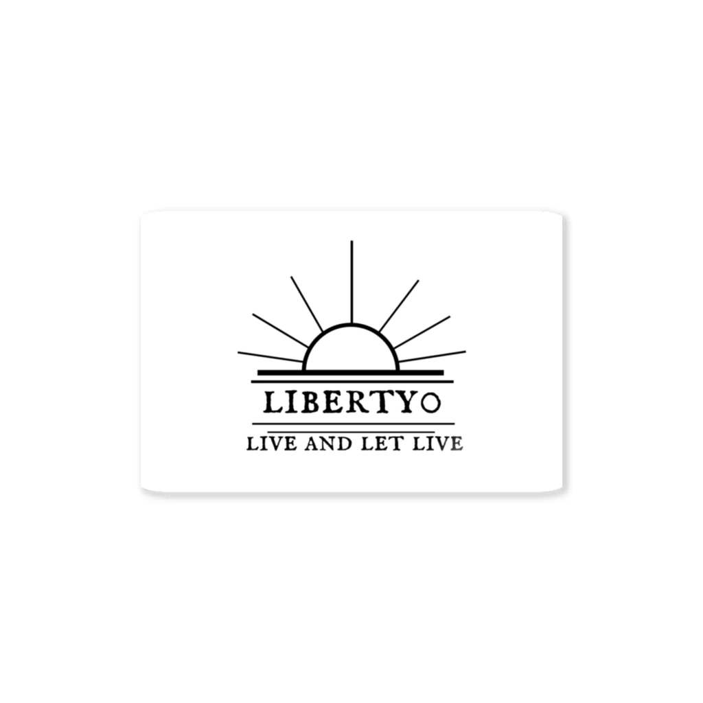 liberty0「リバティ・ゼロ」のliberty0(ホワイト) Sticker