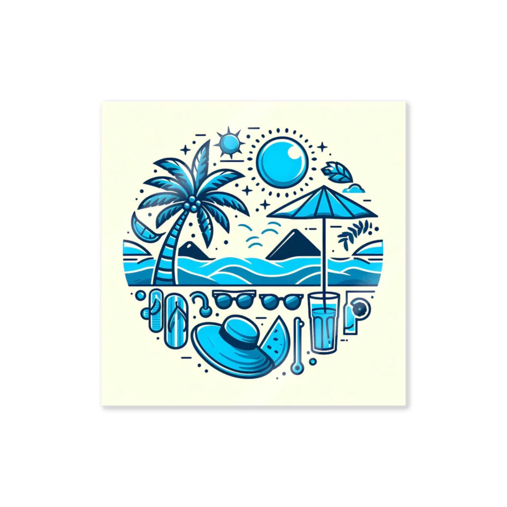 KAKOの真夏の海☀️ Sticker