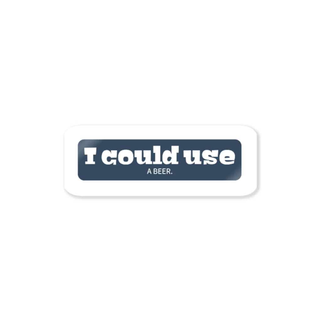 cbmの言いにくいことを英語ロゴ風に言えば許されるデザインα-003 Sticker