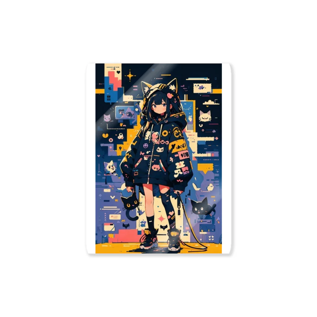 ai_dailylifeの猫 Sticker