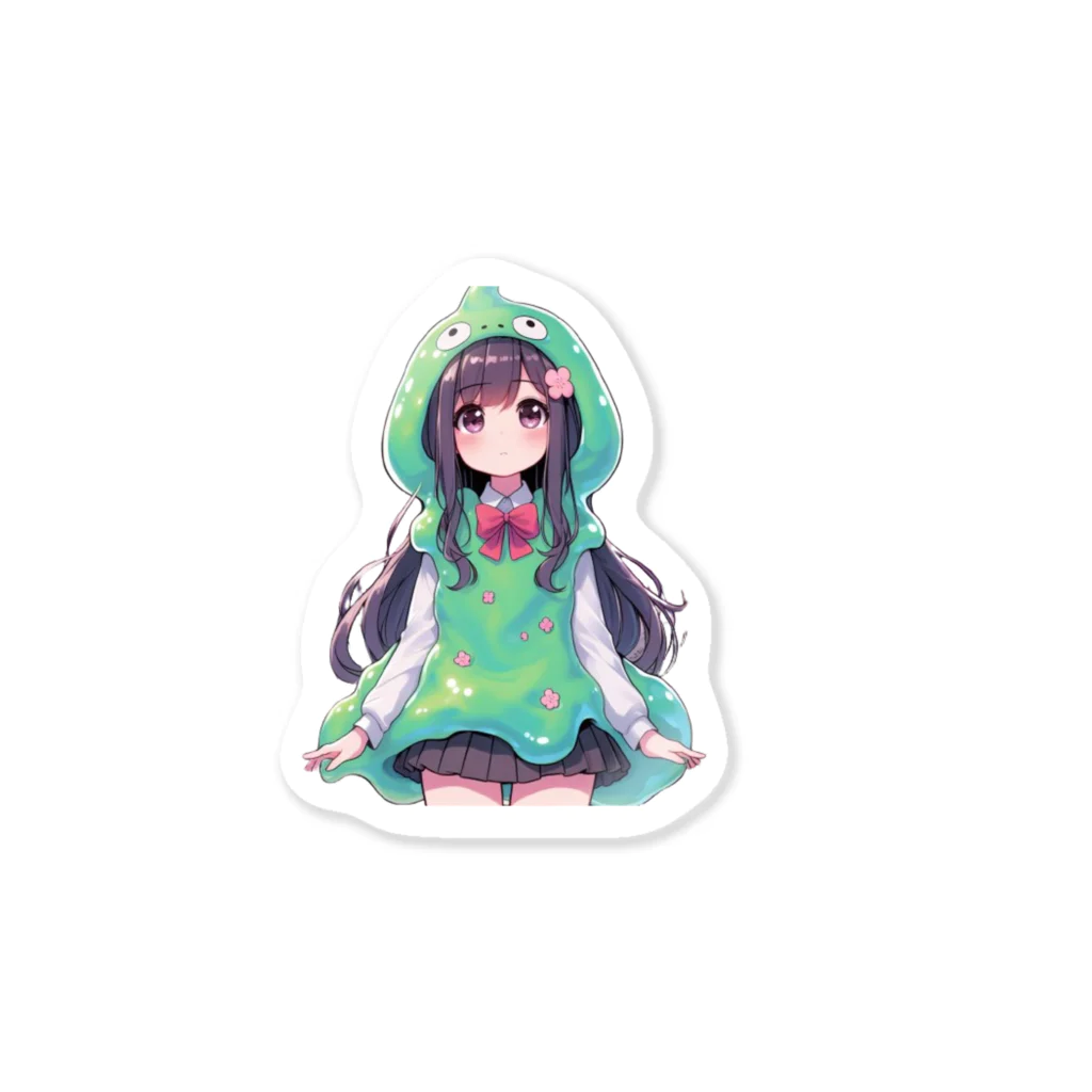 surasuramusumeのスライム娘「ゆうなちゃん」 Sticker