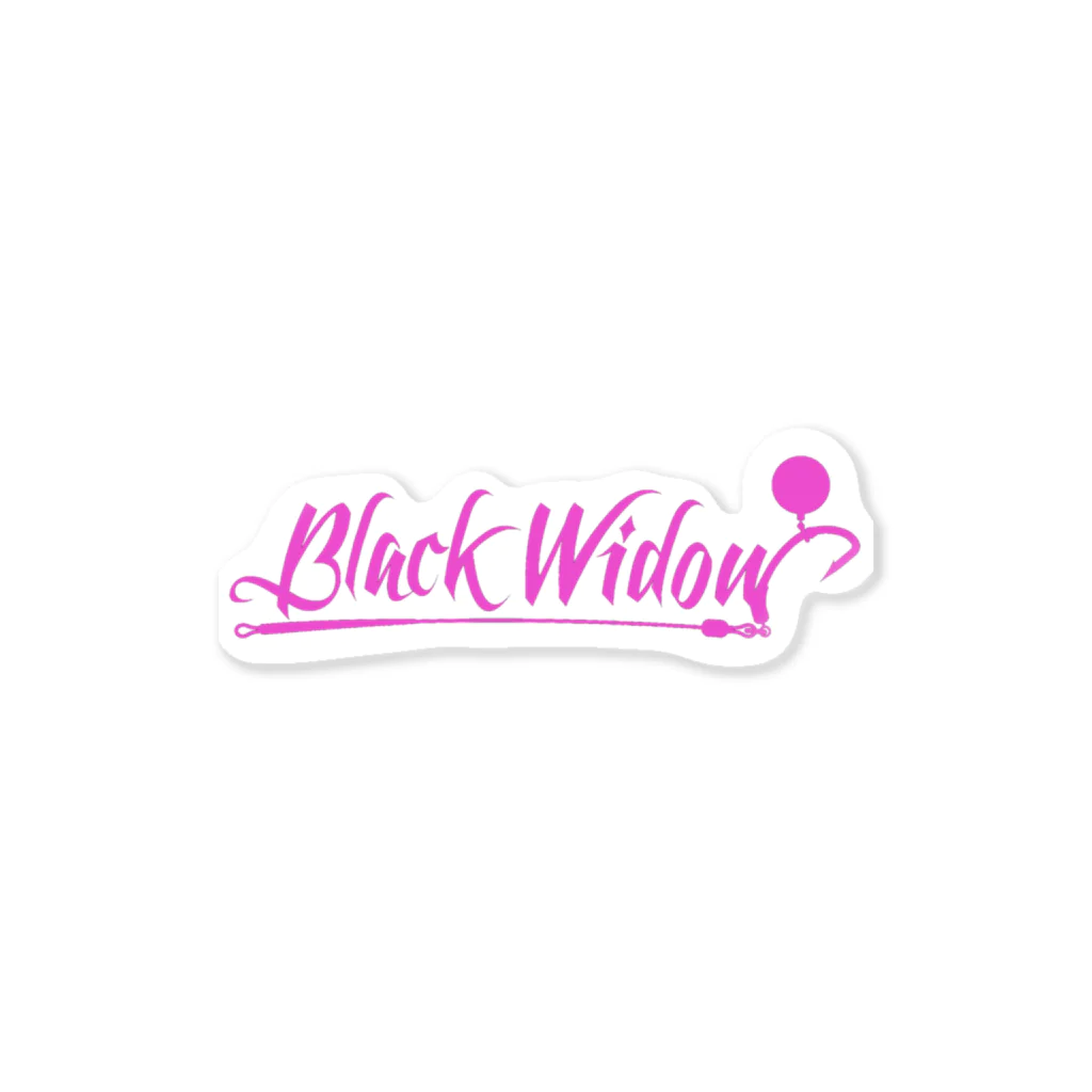 BlackWidowのBlackWidow-Rig-Logo-Magenta ステッカー