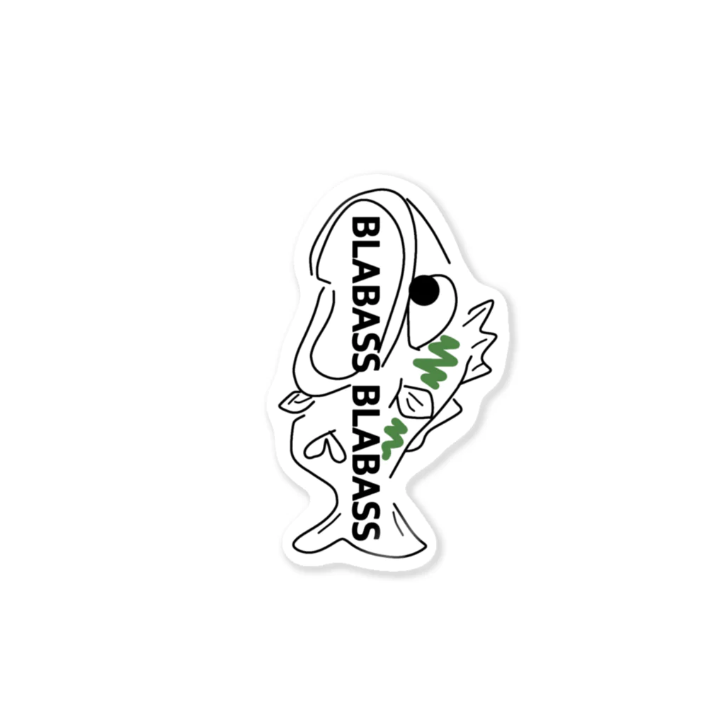 comaoのブラックバス　ブラバス Sticker