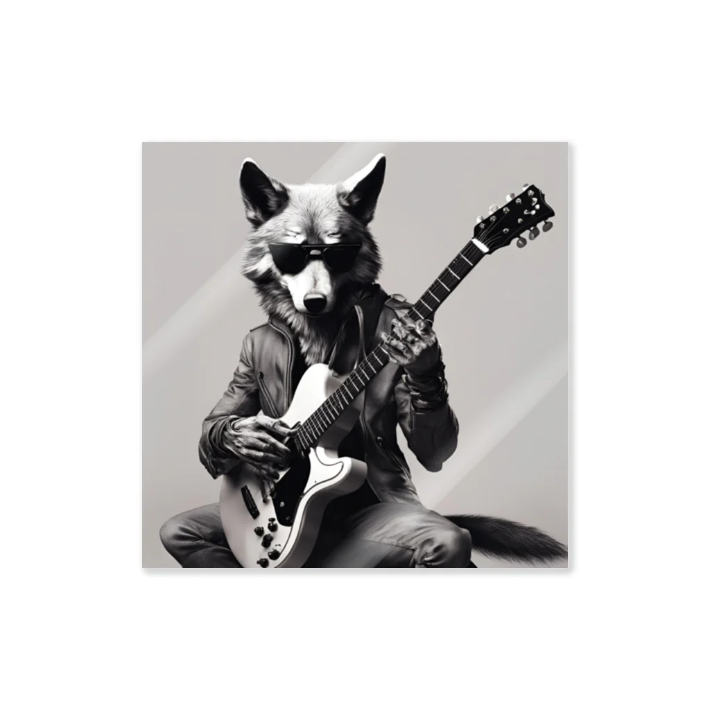 Joe8のTHE WOLF Guitarist Sticker