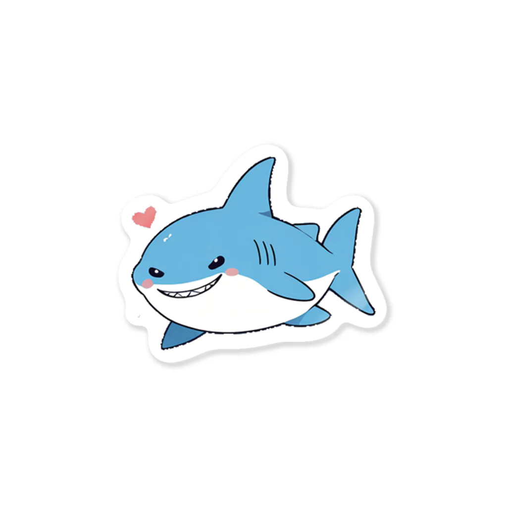 dJ5の怖くないサメ Sticker