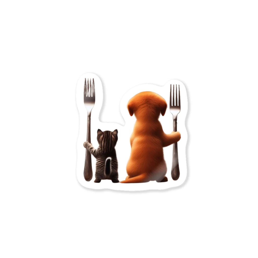 Gu--mimiの*Gu~mimi*子猫&仔犬グルメ旅 Sticker