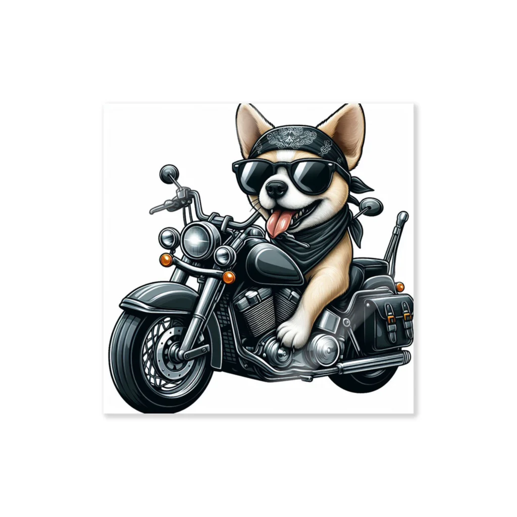 バイカーズクラブのAmericandog Sticker