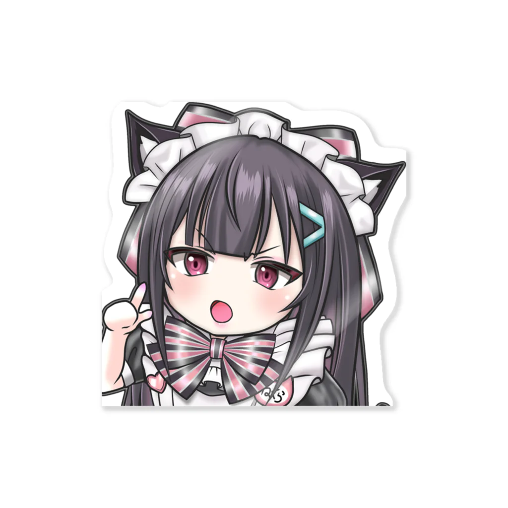 根暗ちゃんねるの根暗クララのステッカー Sticker