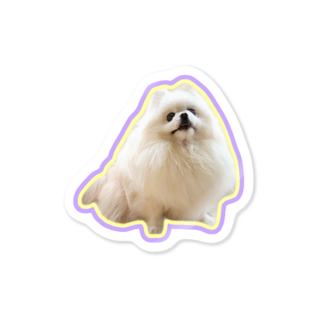 もふもふポメラニアンのふわぽめ Sticker