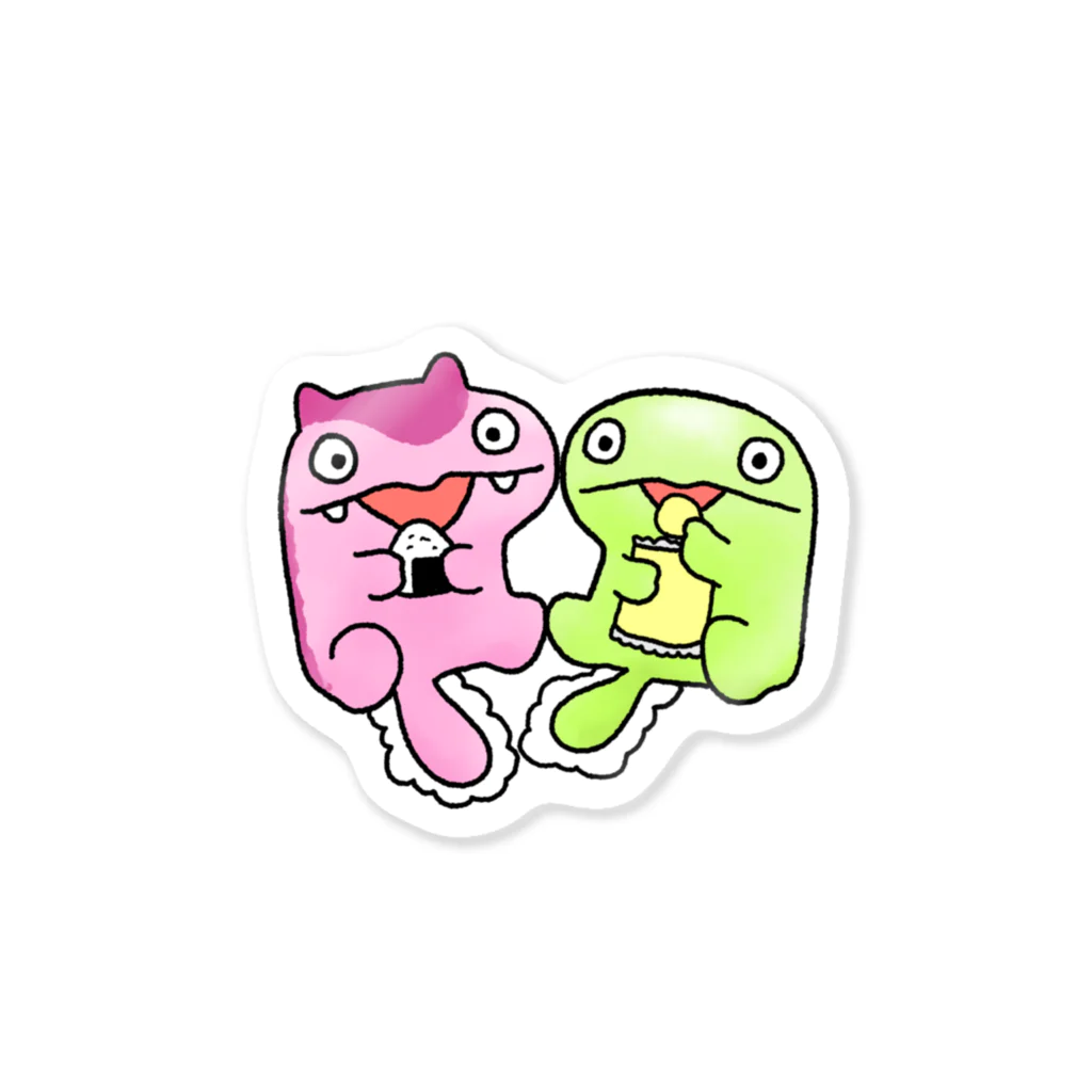 かおるのキャラ漫画　のサンショウウオーズ Sticker