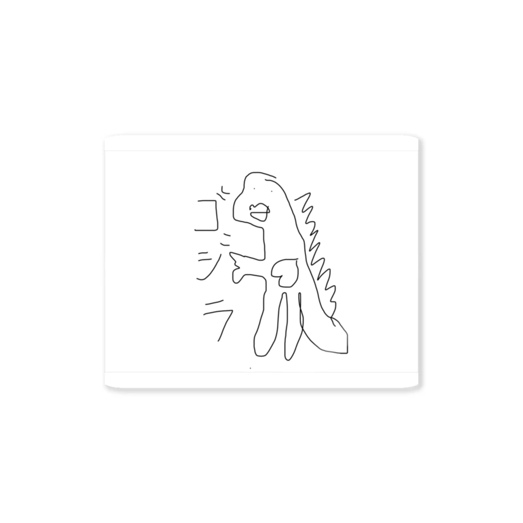 hetaTのhetaTゴジラ Sticker