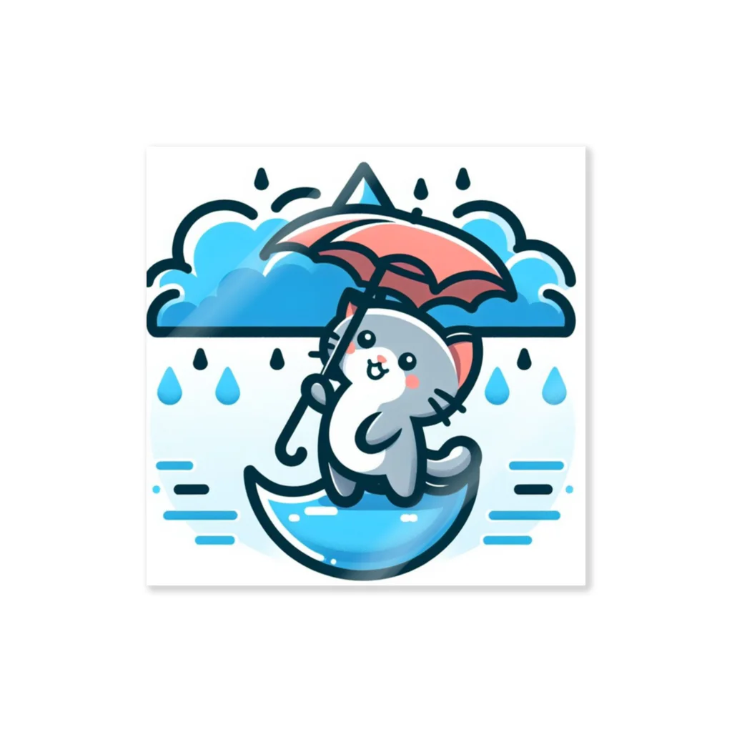 mk-5の梅雨猫 Sticker